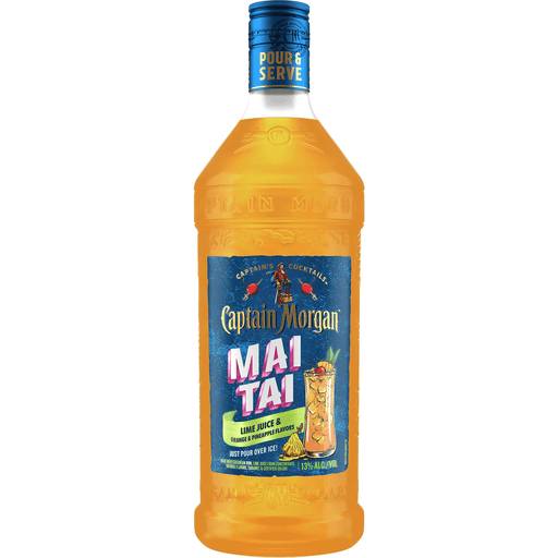 Order Captain Morgan Mai Tai Cocktail (1.75 LTR) 137858 food online from BevMo! store, Citrus Heights on bringmethat.com