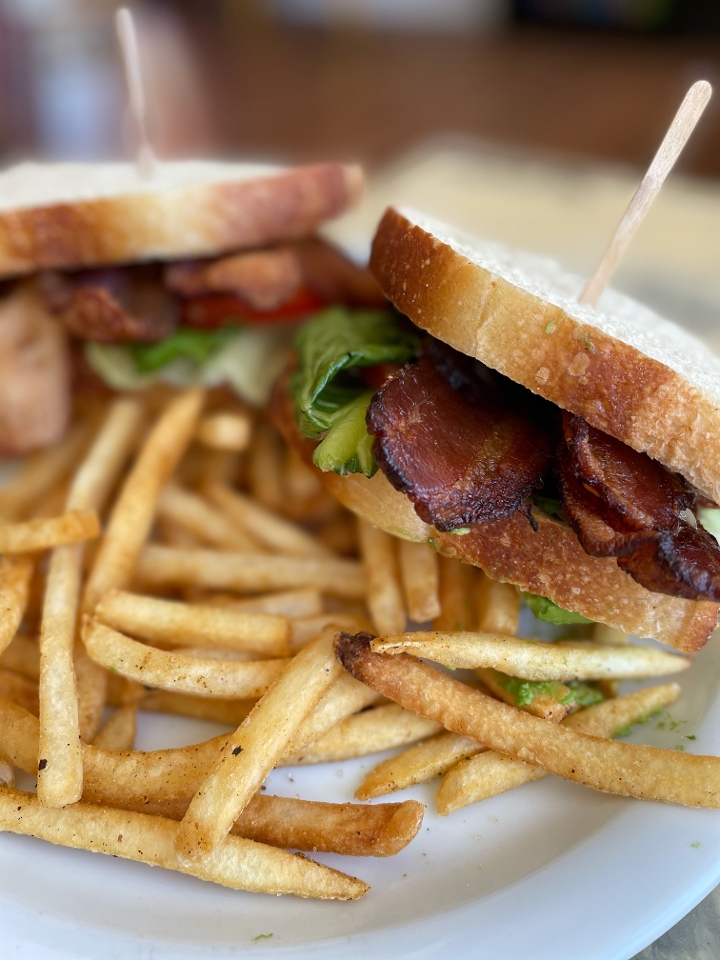 Order BLT-A food online from Monkey Business Cafe store, Fullerton on bringmethat.com