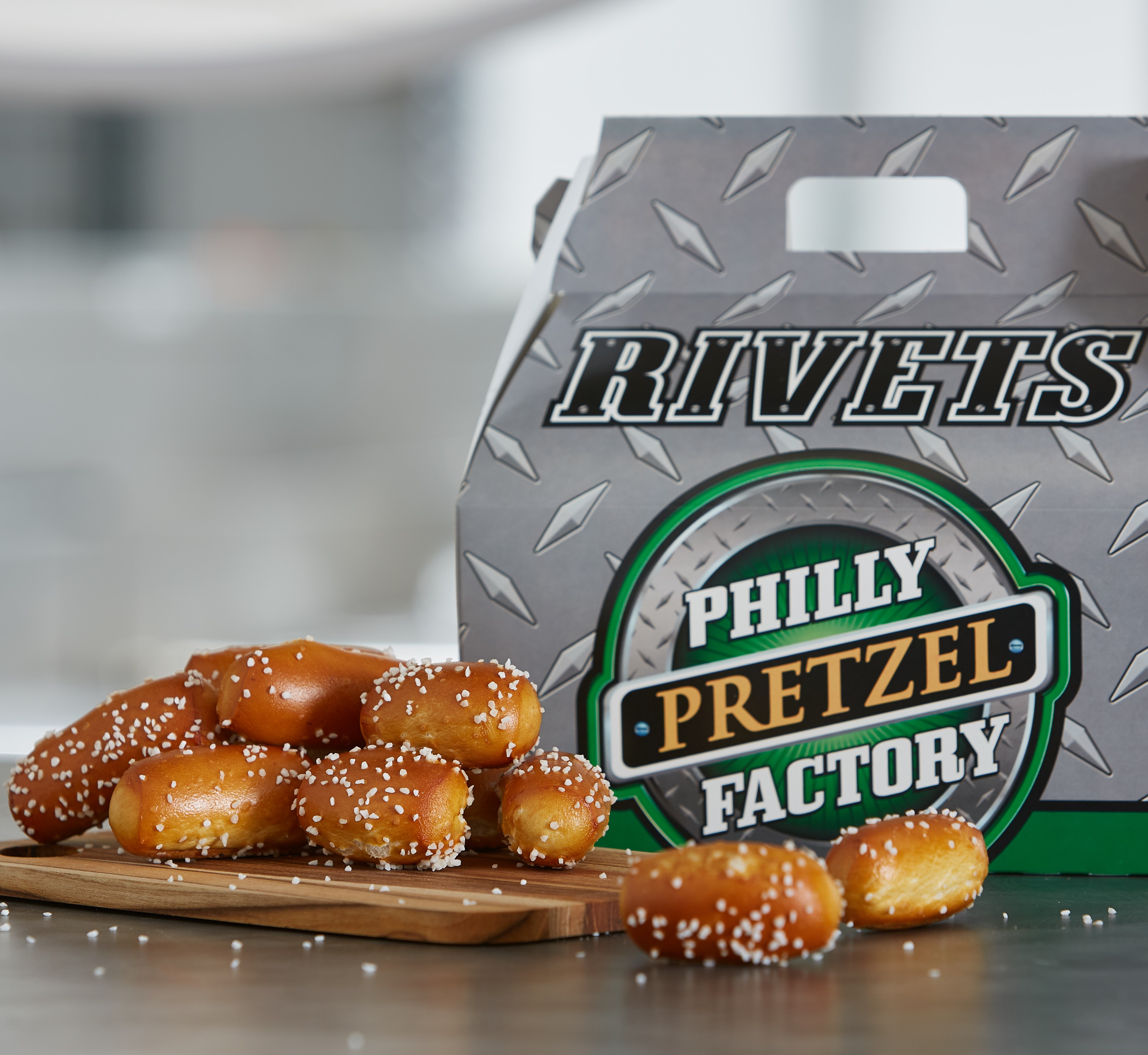 Order Large Rivet Box food online from Philly Pretzel Factory store, York on bringmethat.com