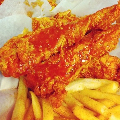 Order 5 Piece Chicken Strips food online from Wing It! Bar And Grill store, El Paso on bringmethat.com