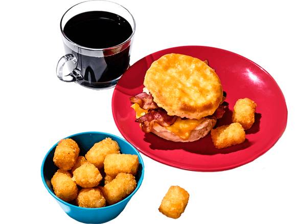Order BACON, EGG & CHEESE BISCUIT COMBO food online from Krystal store, Peachtree Corners on bringmethat.com