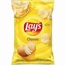 Order Lay's Classic Potato Chips ( Large Bag ) food online from Chicken Delight store, Rahway on bringmethat.com