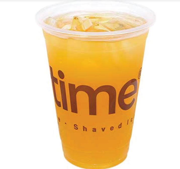 Order Mango Iced Green Tea food online from Boba Time store, Los Angeles on bringmethat.com