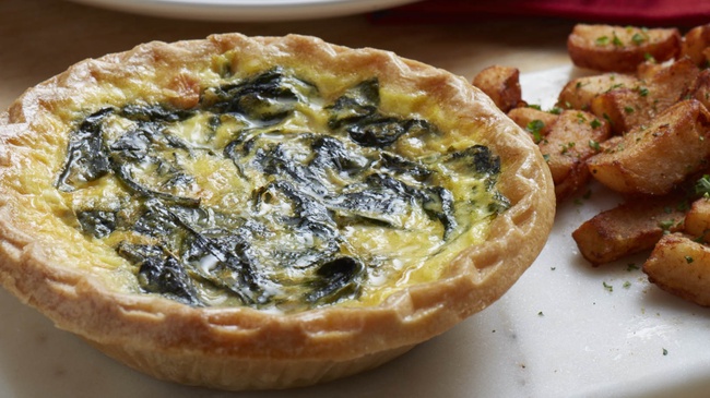 Order Brkfast Quiche Florentine food online from Mimis Cafe store, Antioch on bringmethat.com