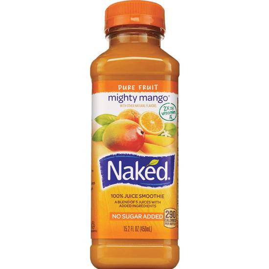 Order Naked 100% Juice Smoothie No Sugar Added Mighty Mango  food online from Cvs store, SAINT CLAIR SHORES on bringmethat.com