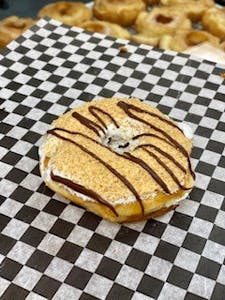 Order Smores Donut food online from Bearscat Bakery store, Mesa on bringmethat.com
