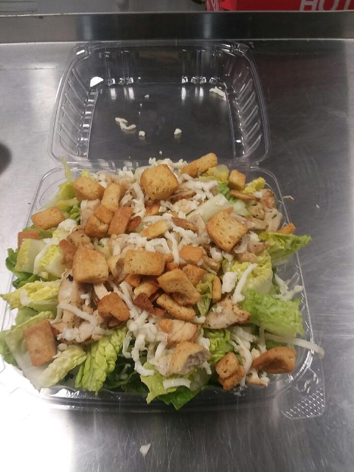 Order Chicken Caesar Salad food online from Mm! Mm! Pizza store, Pittsburgh on bringmethat.com