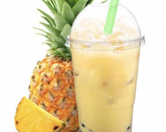 Order Pineapple bubble  Tea food online from LALA CAFE store, Plattsburgh Town on bringmethat.com