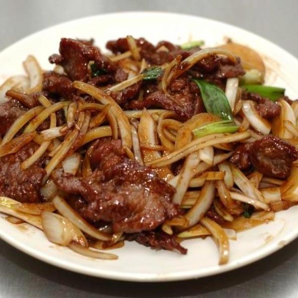 Order H01a. Mongolian Beef food online from Wok Station store, San Francisco on bringmethat.com