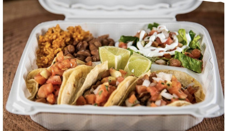 Order Taco Plate food online from Mothership Pizza store, San Mateo on bringmethat.com