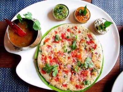 Order Masala Uthappam food online from Peacock Indian Cuisine store, Plano on bringmethat.com