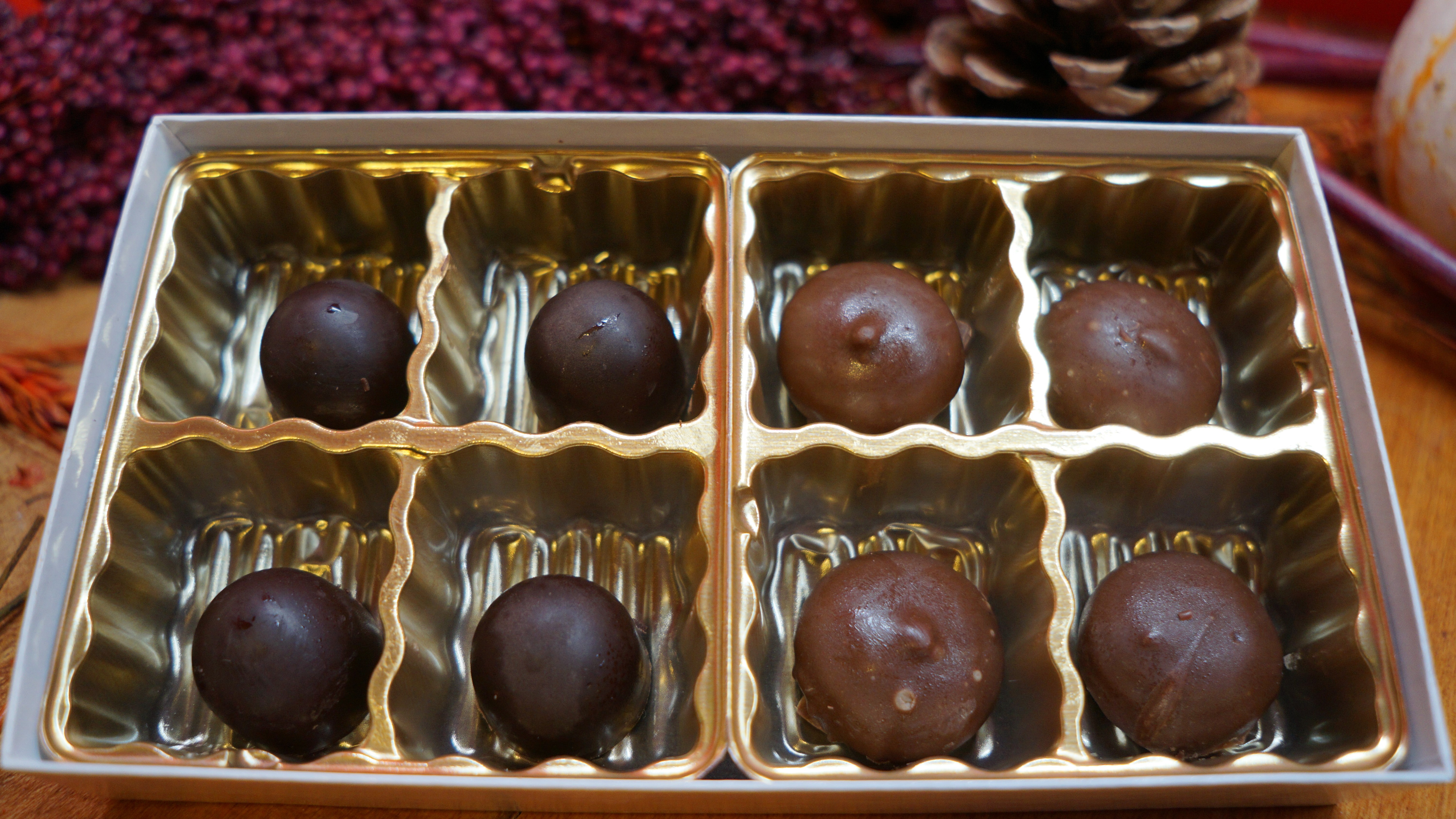 Order Small Box - 1/2 & 1/2 food online from Tempe Chocolate Co. store, Tempe on bringmethat.com