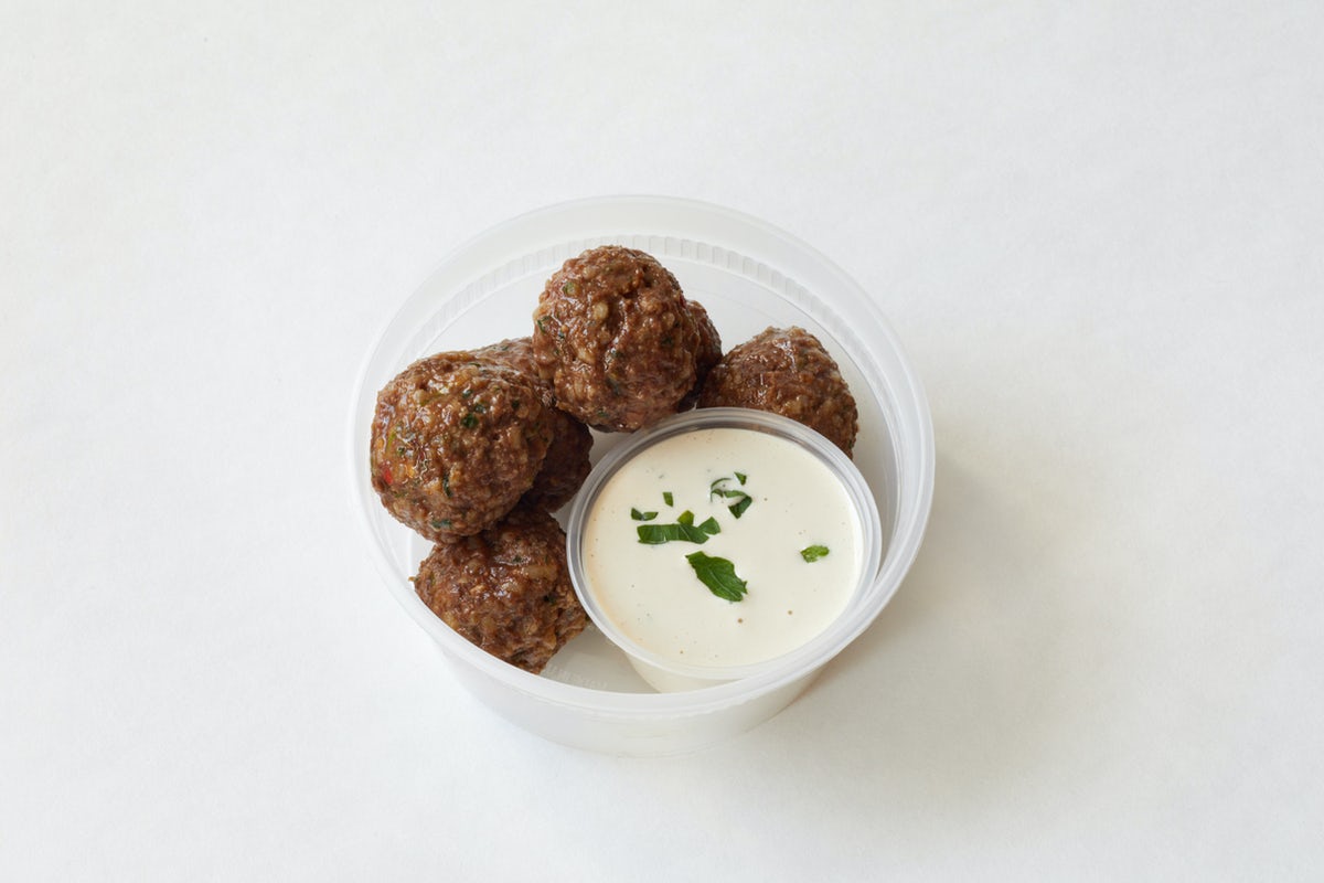 Order ROASTED MEATBALL SIDE food online from Taim Falafel store, New York on bringmethat.com