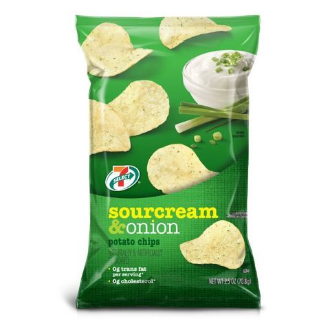Order 7 Select Sour Cream & Onion Potato Chips 2.5oz food online from 7-Eleven store, Princeton on bringmethat.com