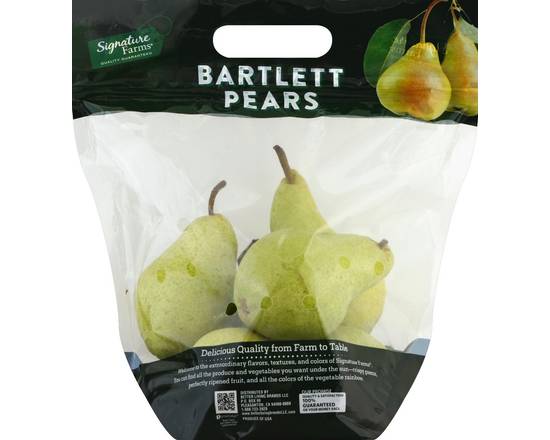 Order Signature Farms · Bartlett Pears (32 oz) food online from Safeway store, Mount Airy on bringmethat.com