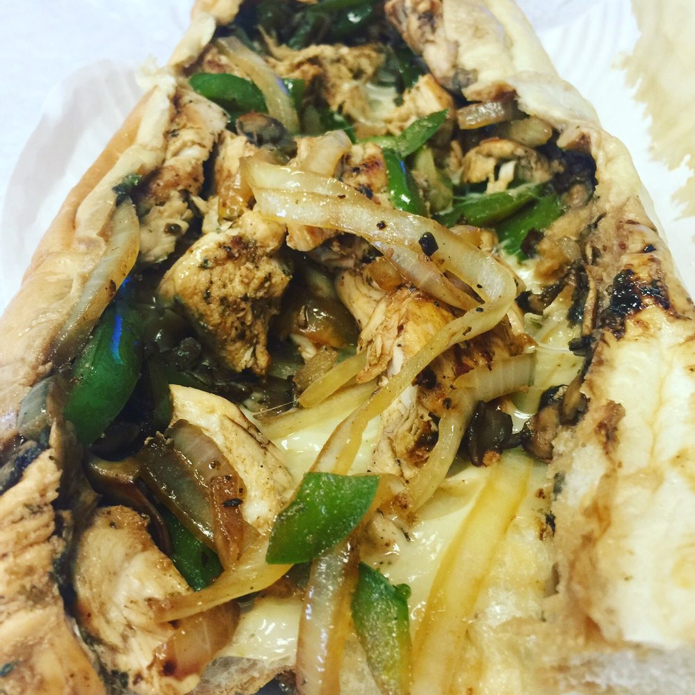 Order Small Grilled Chicken Stir-Fry Sub food online from Broadway Pizza and Grill store, Norwood on bringmethat.com