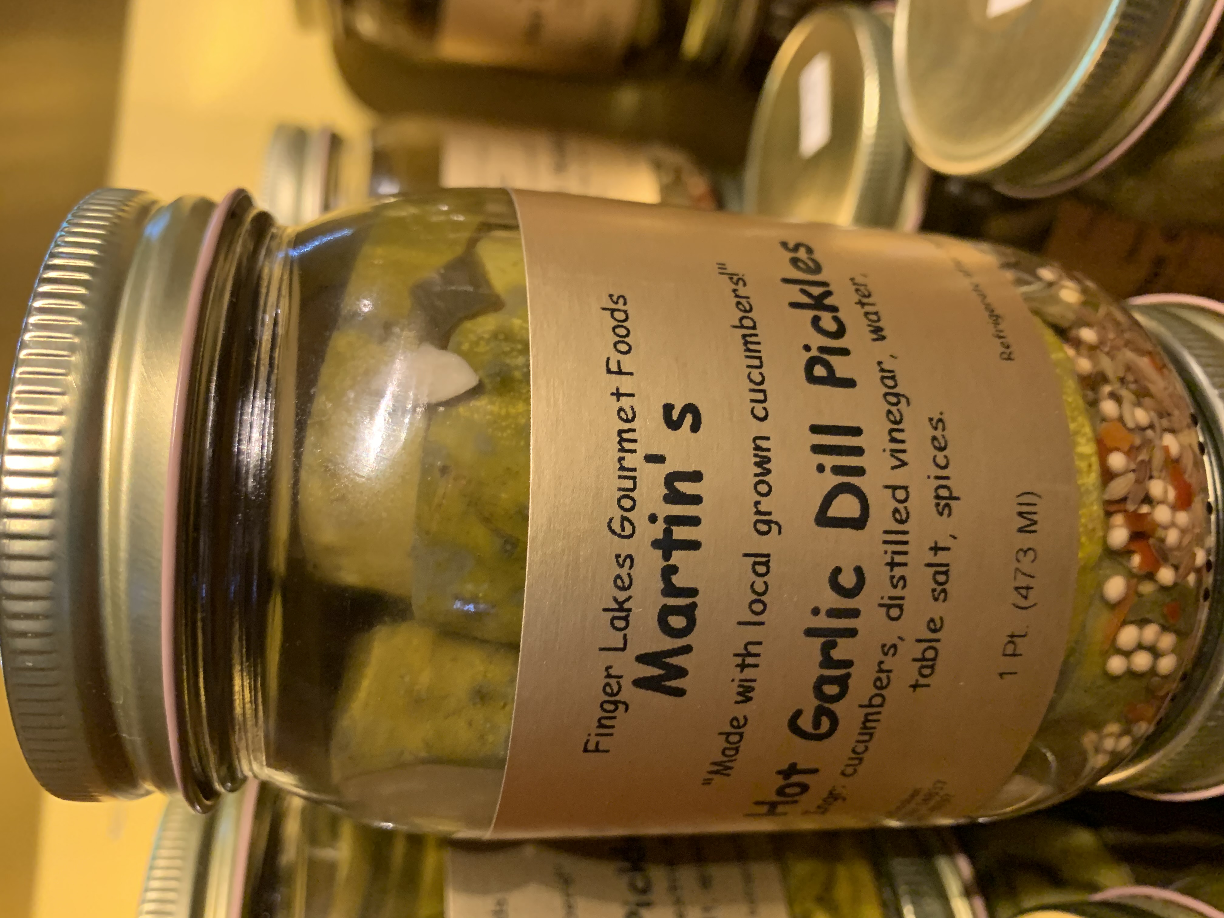 Order Garlic Dill Pickles food online from The Hungry Chicken Country Store store, Schenectady on bringmethat.com