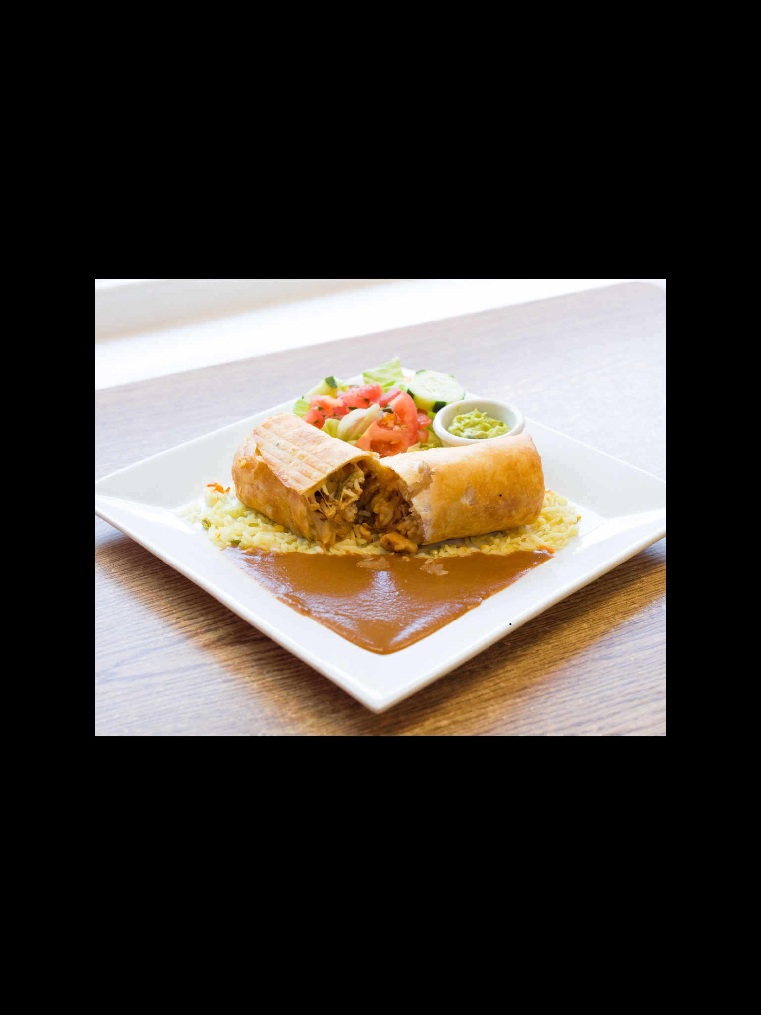 Order Pollo Chimichangas food online from Los Paisanos Catering store, Somerville on bringmethat.com