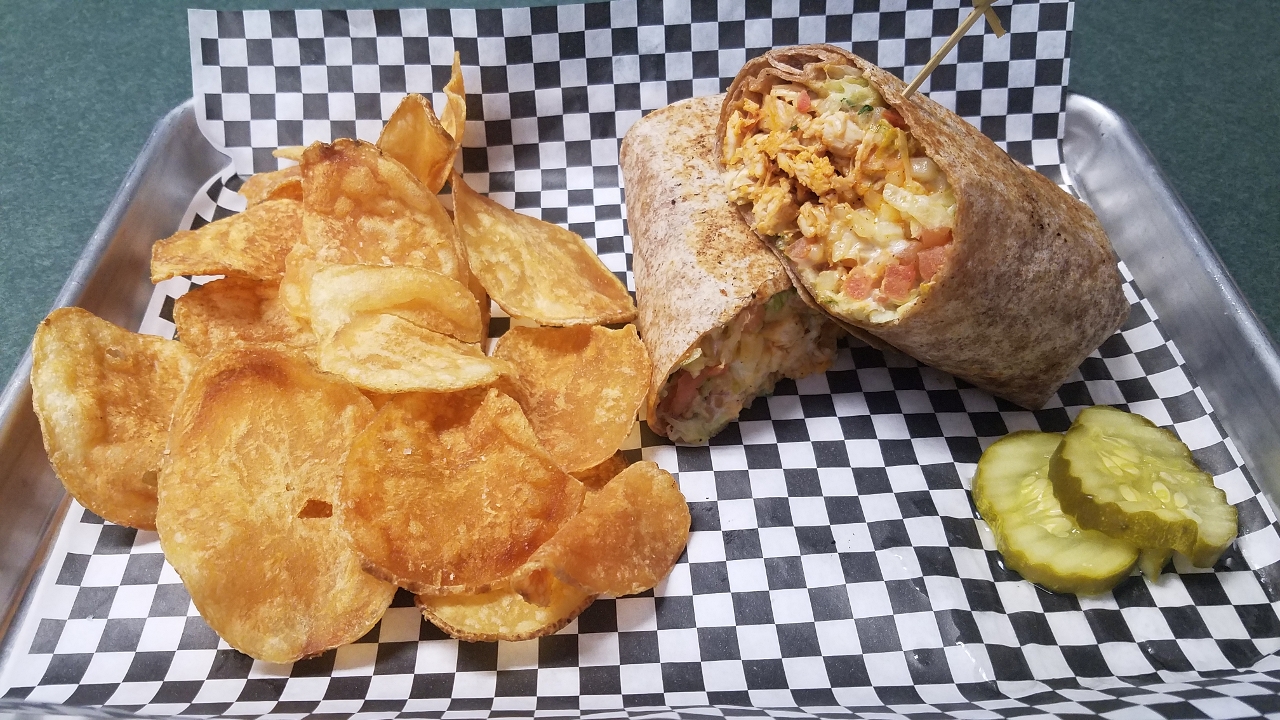 Order *Grilled Buffalo Chicken Wrap food online from The Distillery store, Syracuse on bringmethat.com