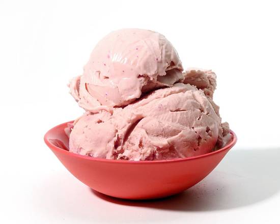 Order Strawberries & Cream Pint food online from Ample Hills store, Long Beach on bringmethat.com