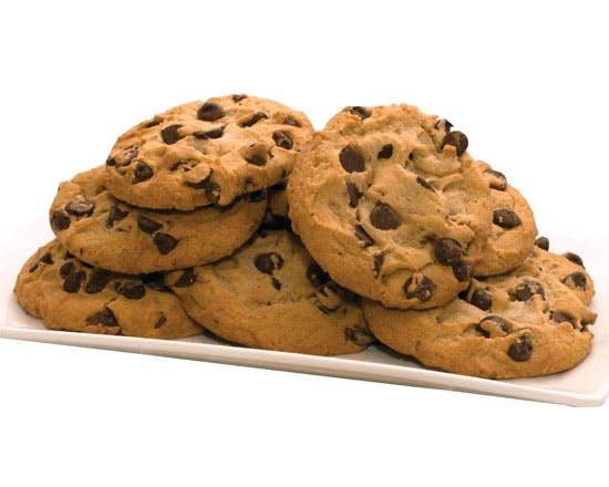 Order Chocolate Chip Cookies - 12 Pieces food online from Vocelli Pizza store, Zelienople on bringmethat.com