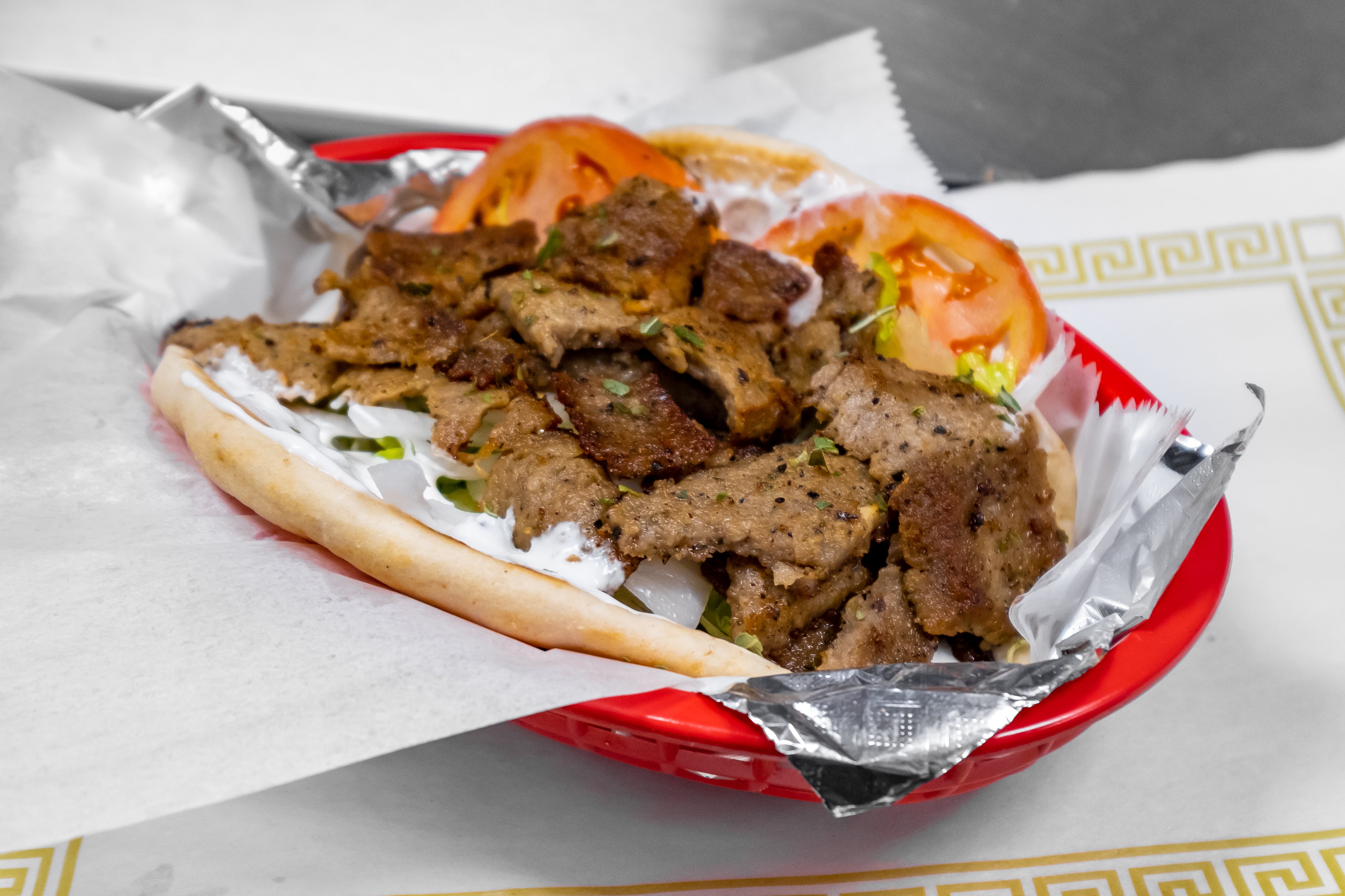 Order The Gyro Pita - Regular food online from Jey Subs & Pizza store, Jessup on bringmethat.com