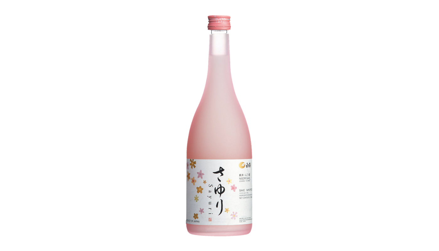 Order Hakutsuru Sayuri Nigori Sake Rice Wine 720mL food online from Dimension Liquor store, Lake Forest on bringmethat.com