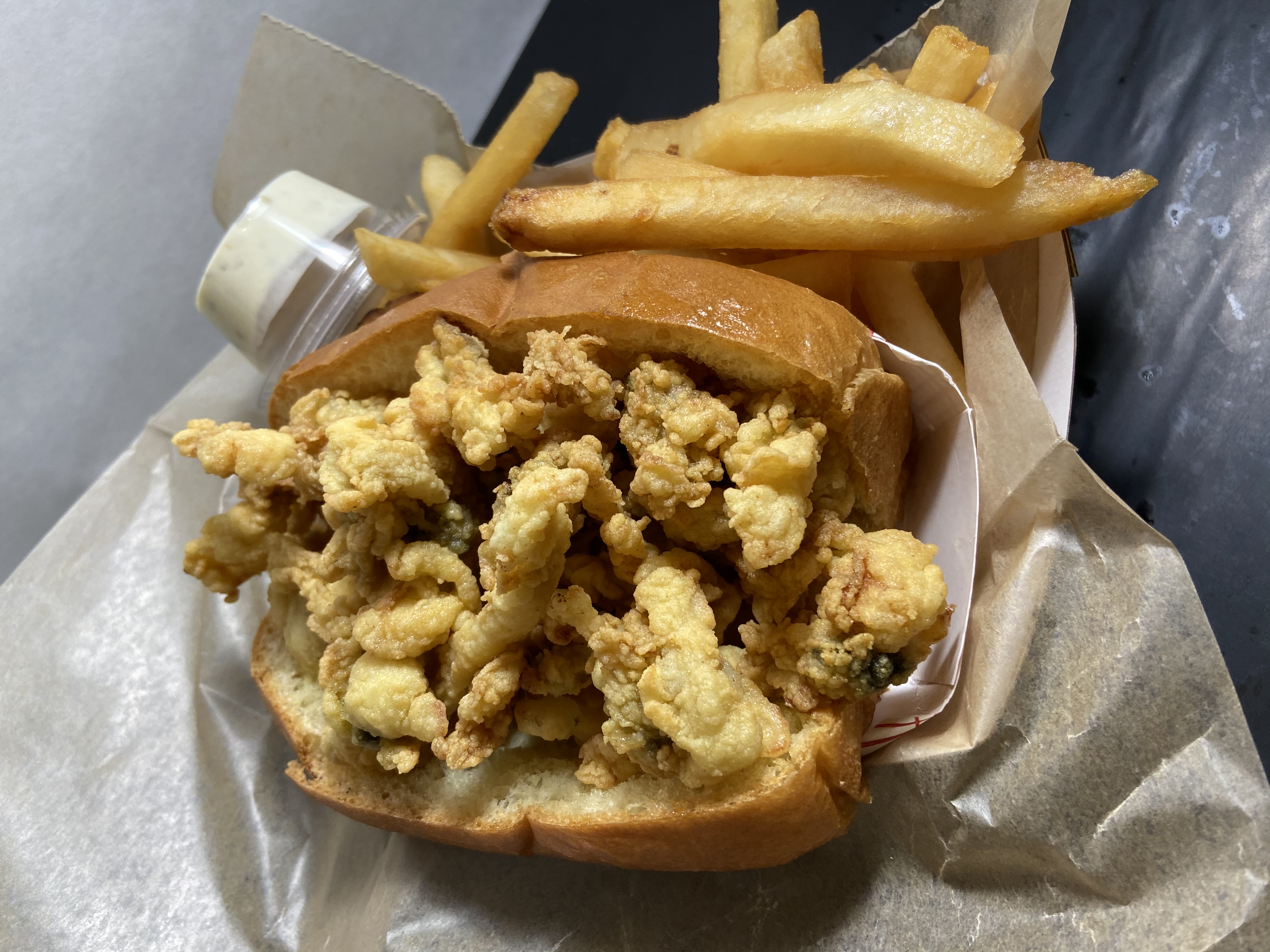 Order Whole Clam Roll food online from Osterville Fish store, Barnstable on bringmethat.com