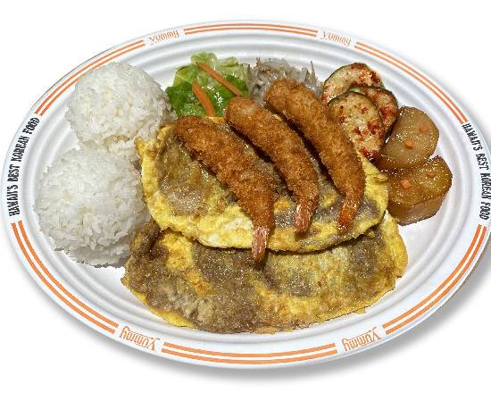 Order Shrimp and Meat Jun food online from Yummy Korean BBQ store, Honolulu on bringmethat.com