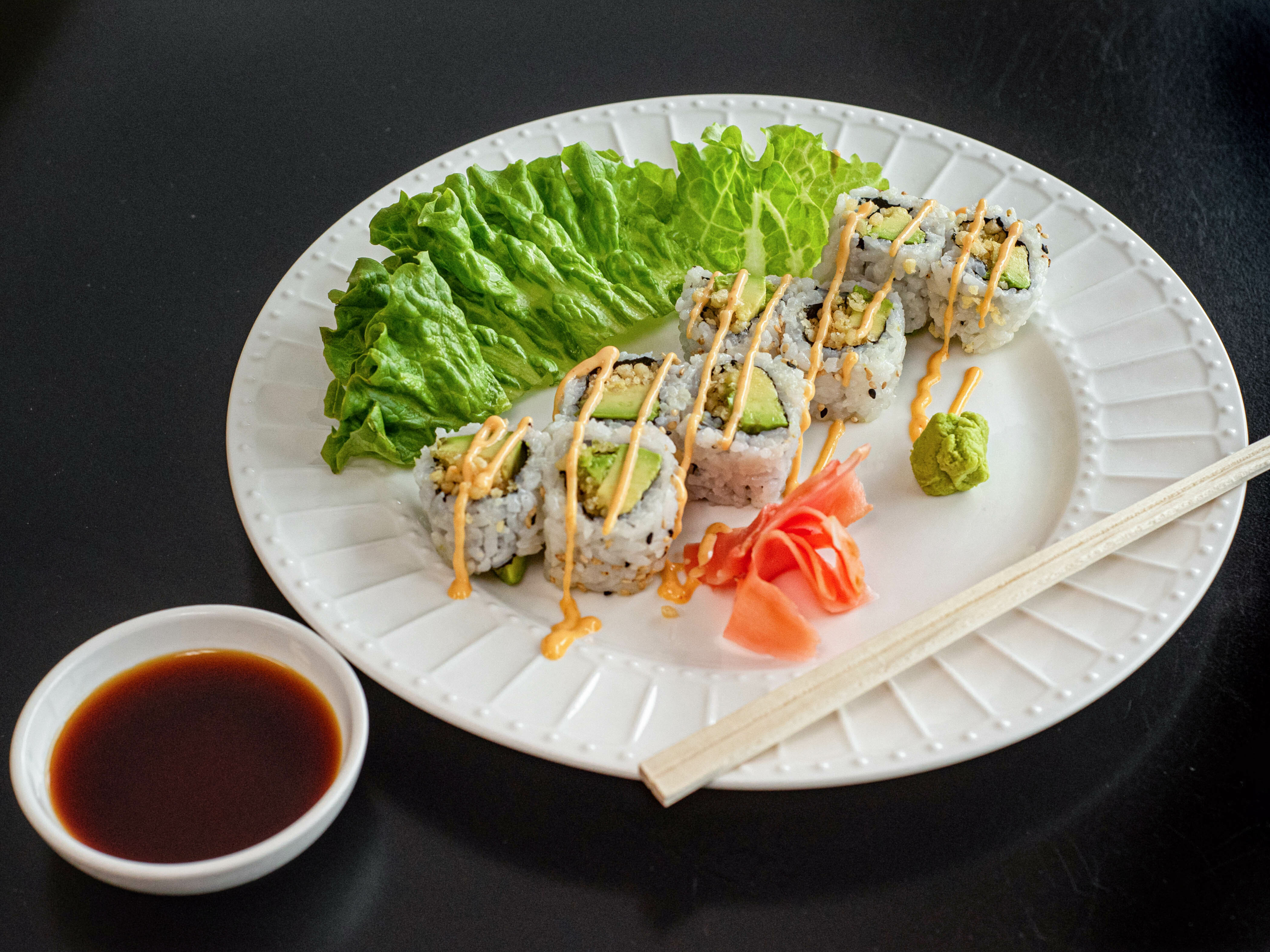 Order Crunchicado Roll food online from Maje Sushi store, West Lafayette on bringmethat.com