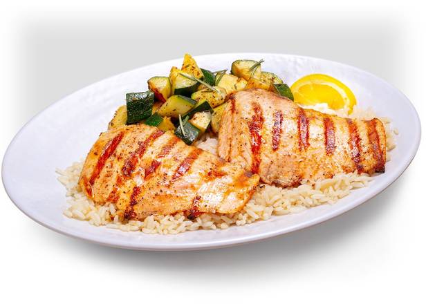 Order ATLANTIC SALMON food online from California Fish Grill store, City of Industry on bringmethat.com