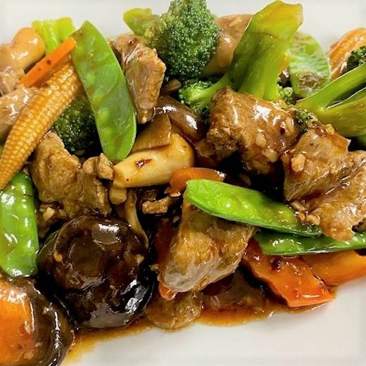 Order L - HUNAN BEEF food online from Kim Son Cafe store, Houston on bringmethat.com