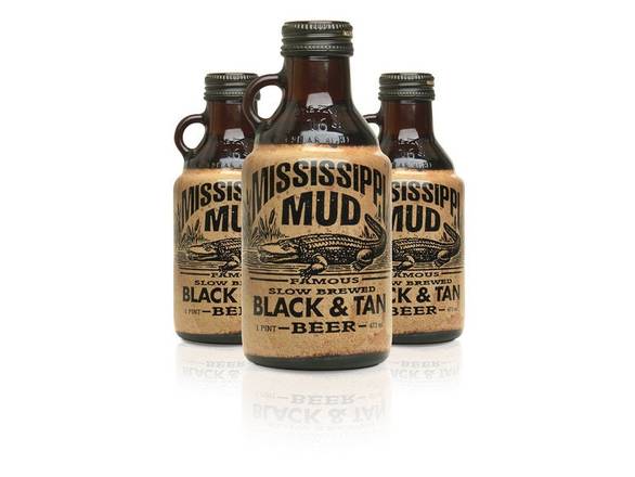 Order Mississippi Mud Black & Tan Beer - 32oz Bottle food online from Leo's Liquor store, Chicago on bringmethat.com
