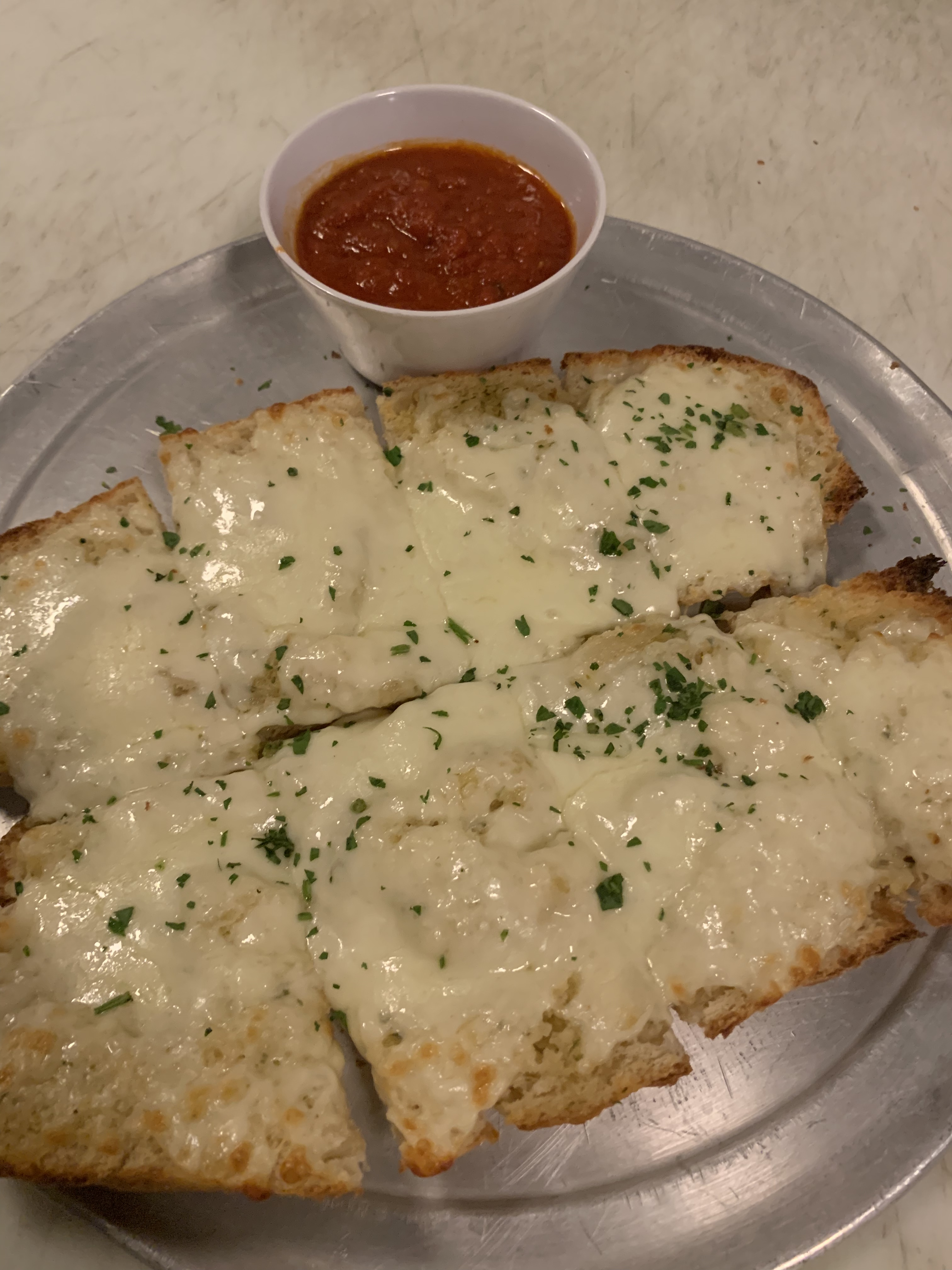 Order Old School Garlic Bread food online from Tomato tomato pizzeria & pour house store, Stamford on bringmethat.com