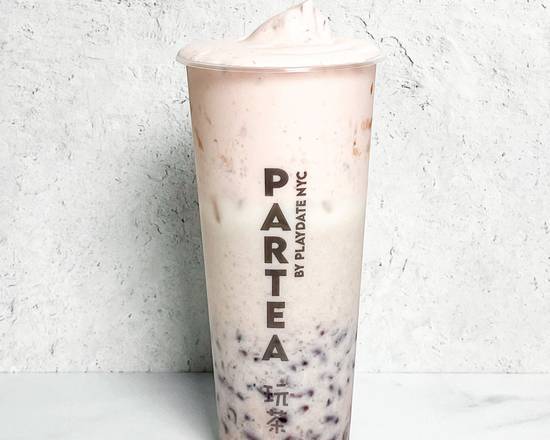 Order Whipped Red Bean Milk 红豆奶盖 food online from Playdate Nyc store, New York on bringmethat.com