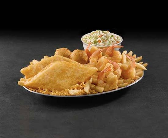 Order Fish and Shrimp Platter food online from Long John Silver's store, Cincinnati on bringmethat.com