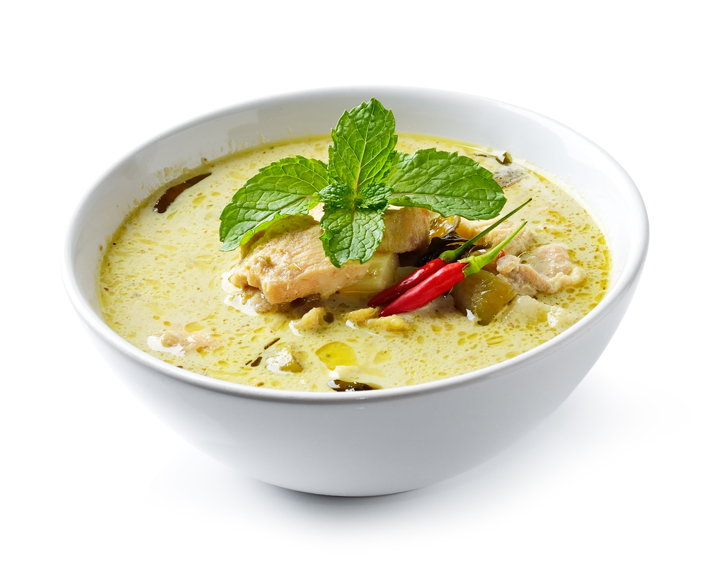 Order 19.Green Curry* food online from Ocha Thai Express store, Henderson on bringmethat.com