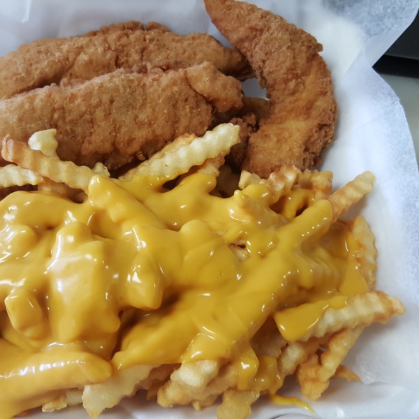 Order Chicken Fingers with Fries food online from Amy's Pizzeria store, Philadelphia on bringmethat.com