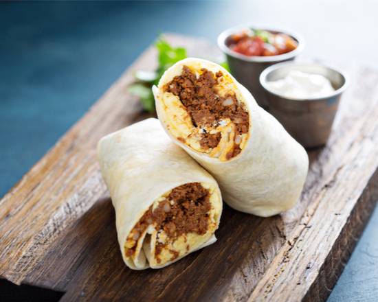 Order Chorizo Breakfast Burrito food online from The Mexican Taqueria store, Long Beach on bringmethat.com