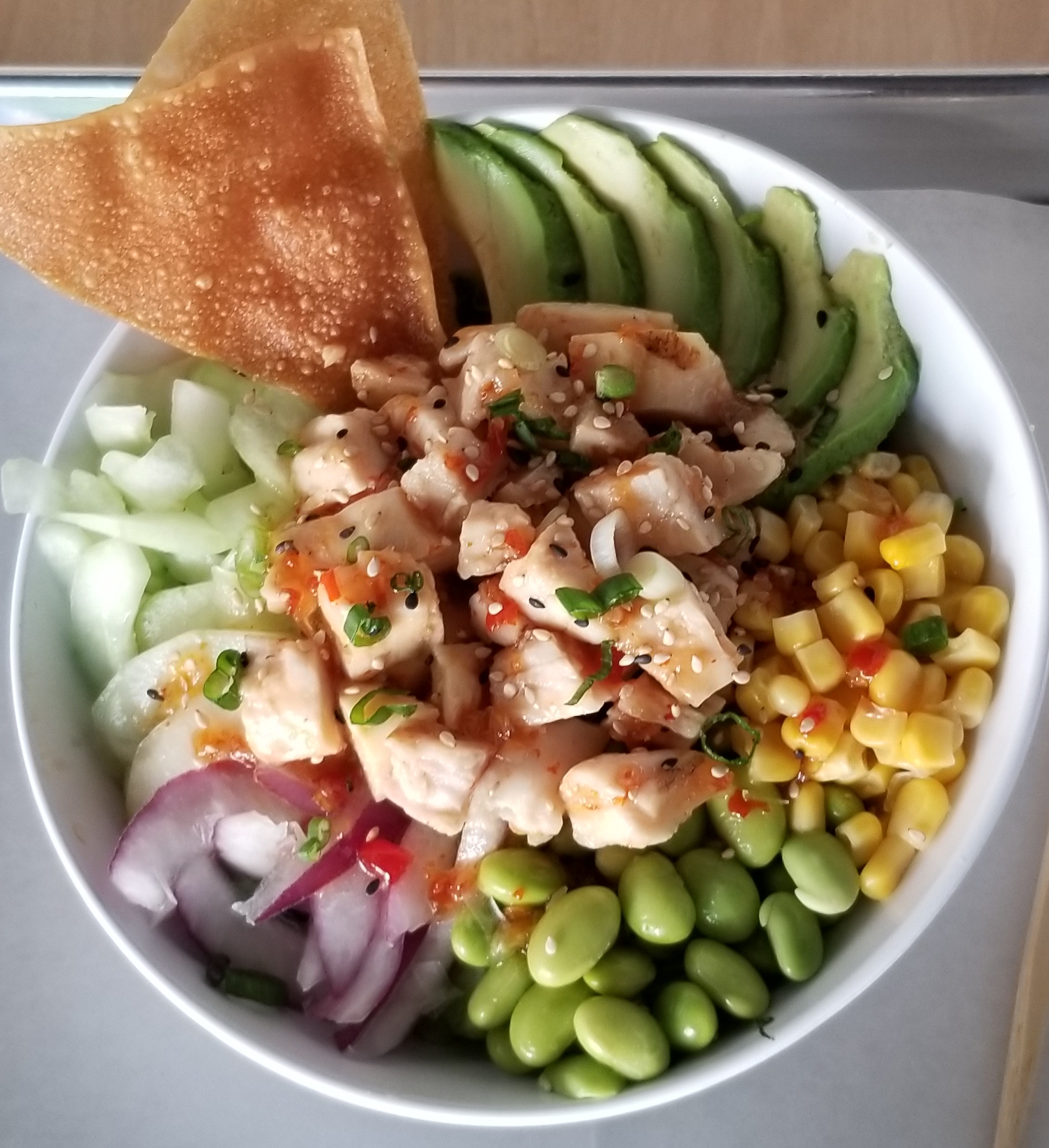 Order H4. Chicken Lover Bowl food online from Poke Burrito store, Chicago on bringmethat.com