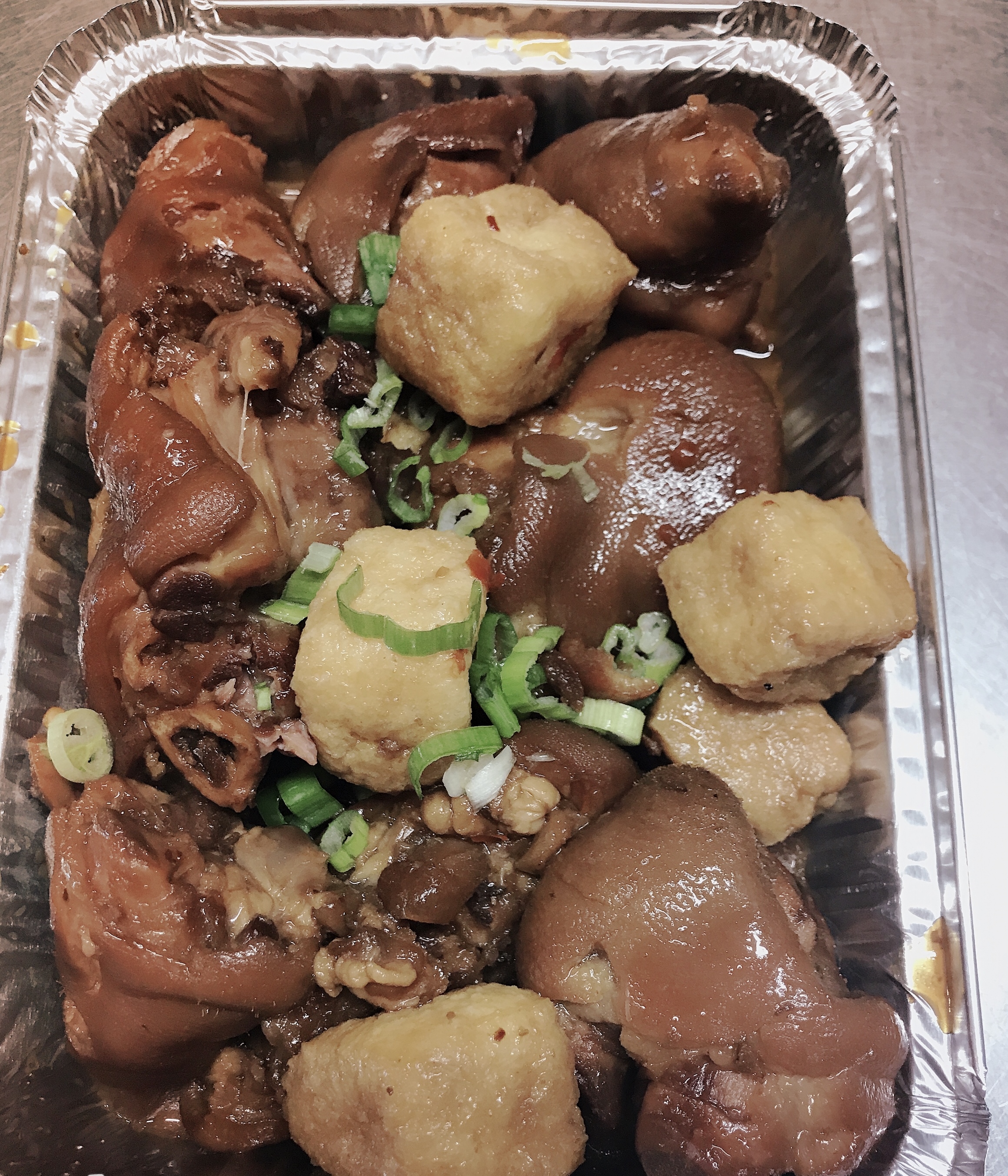 Order 46. Pork Feet with Fried Tofu food online from Home Taste store, Buffalo on bringmethat.com