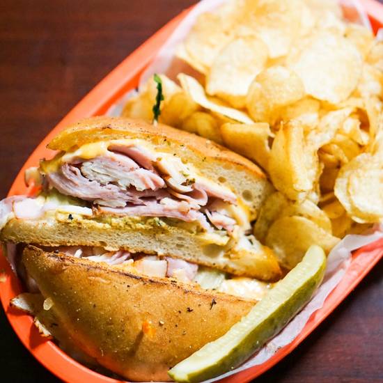 Order Cuban Sandwich food online from TailGate Brewery Chattanooga store, Chattanooga on bringmethat.com