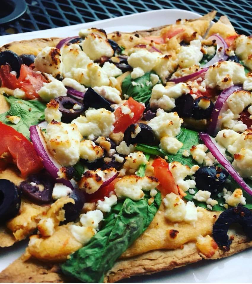 Order Midwestern Flatbread Pizza food online from Stone Cliff Winery store, Dubuque on bringmethat.com
