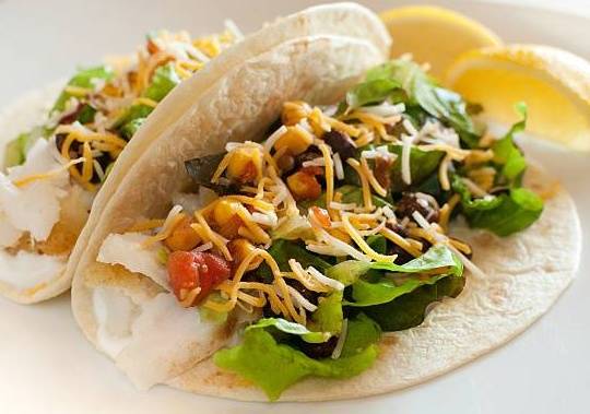 Order Two Fish Tacos and Chips food online from Yo! Salsa store, Lake Elsinore on bringmethat.com