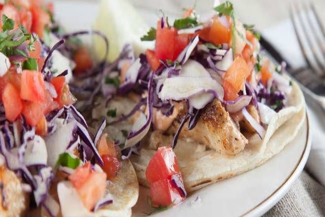 Order Fish Tacos food online from The Patio store, Bridgeview on bringmethat.com