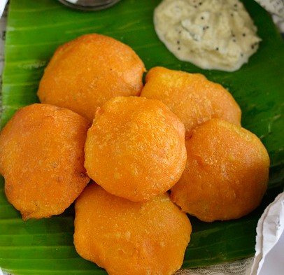 Order Potato Bajji food online from Malgudi Veg store, Ashburn on bringmethat.com