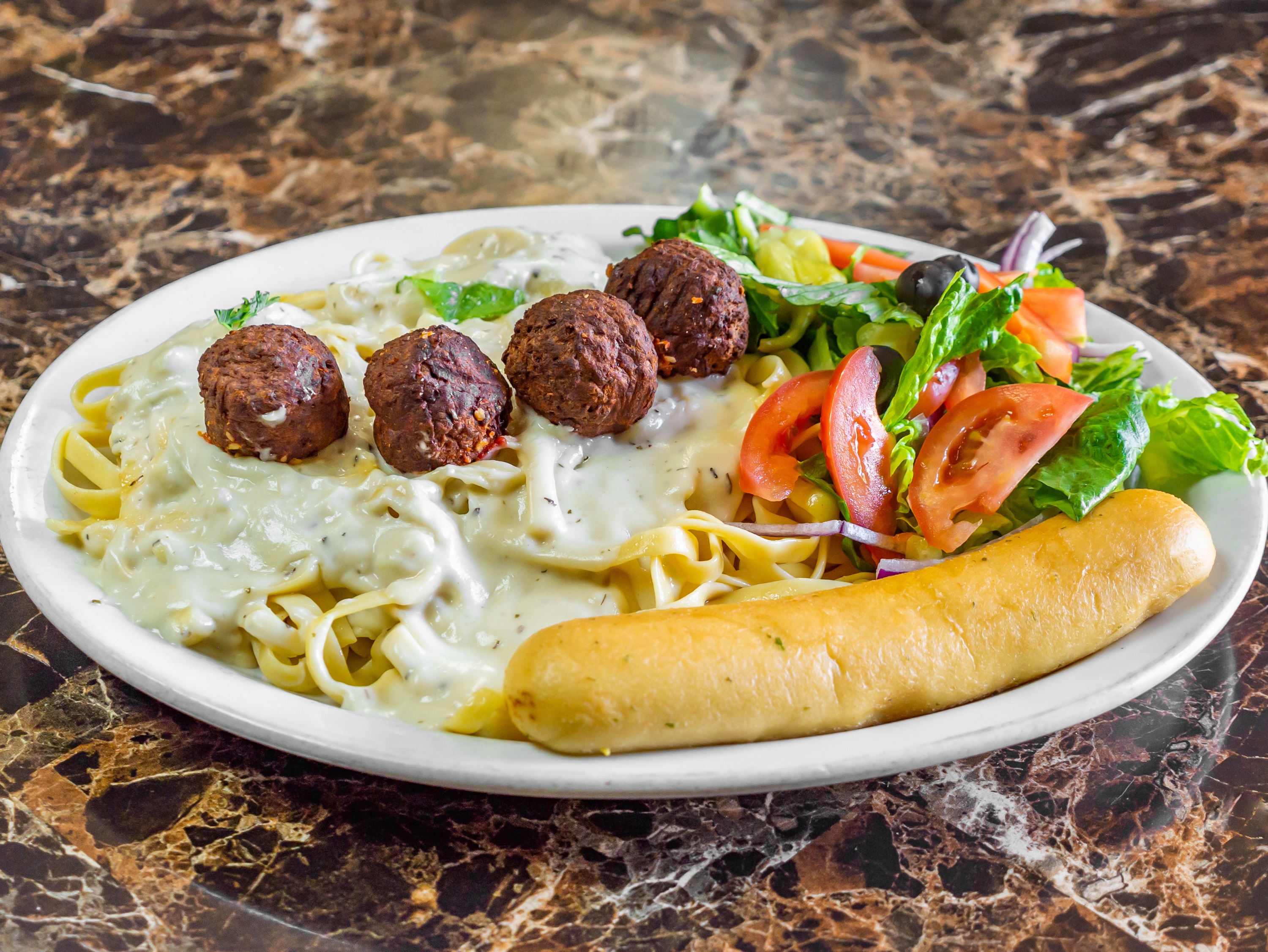 Order Meatball Alfredo food online from Ciao Italiano! store, San Mateo on bringmethat.com