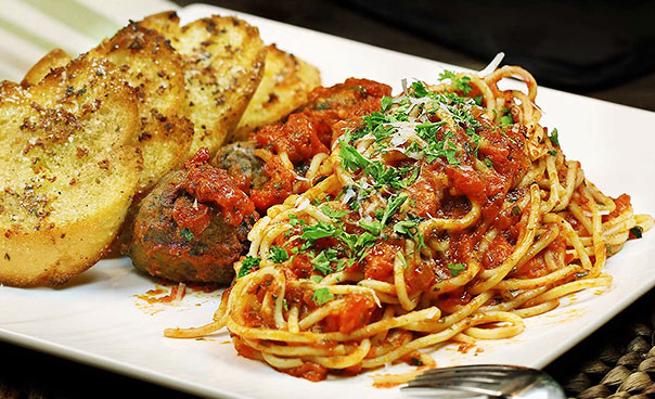 Order Spaghetti and Meatballs food online from Sicily Pizza & Pasta store, Spring on bringmethat.com