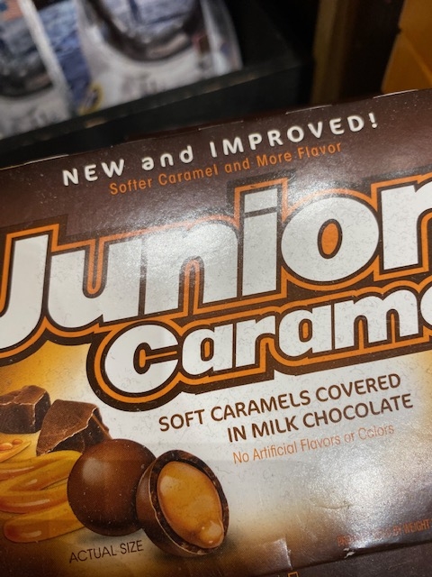 Order Junior Caramels Theater Box food online from The Sweet Shop Nyc store, New York on bringmethat.com