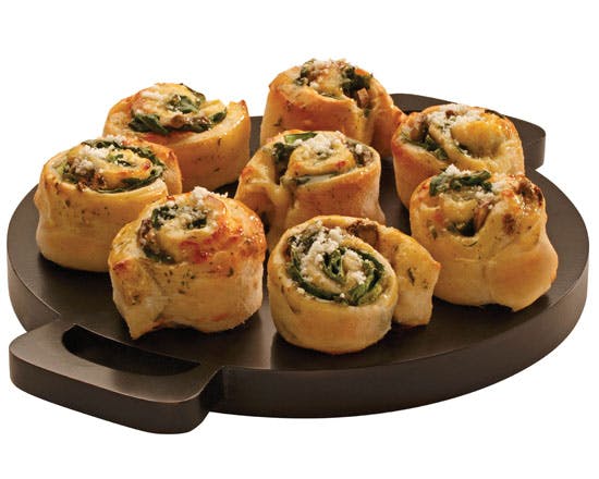 Order Spinach & Mushroom Vocelli Rolls - Appetizer food online from Vocelli Pizza store, Zelienople on bringmethat.com